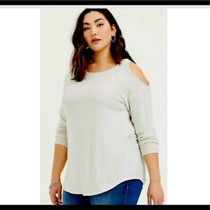 Torrid Super Soft Cold Shoulder Sweater